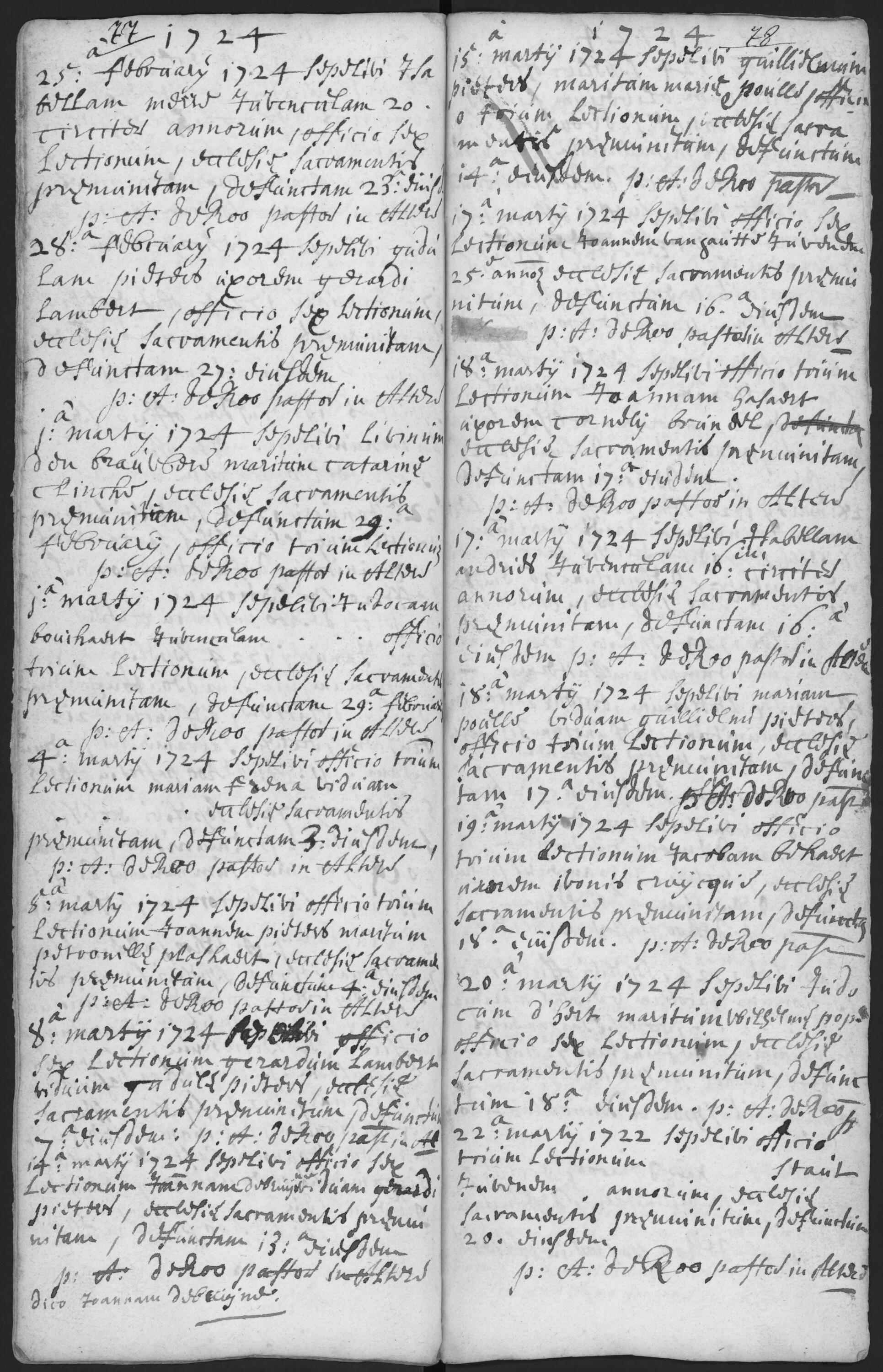 Begr. Maria Pouille (1724)