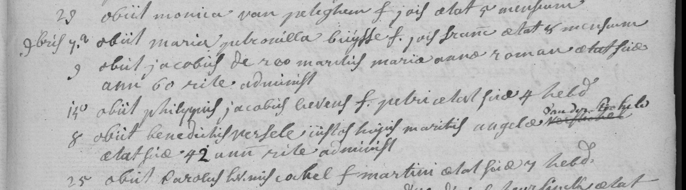 Overl. Jacobus De Roo (1766)