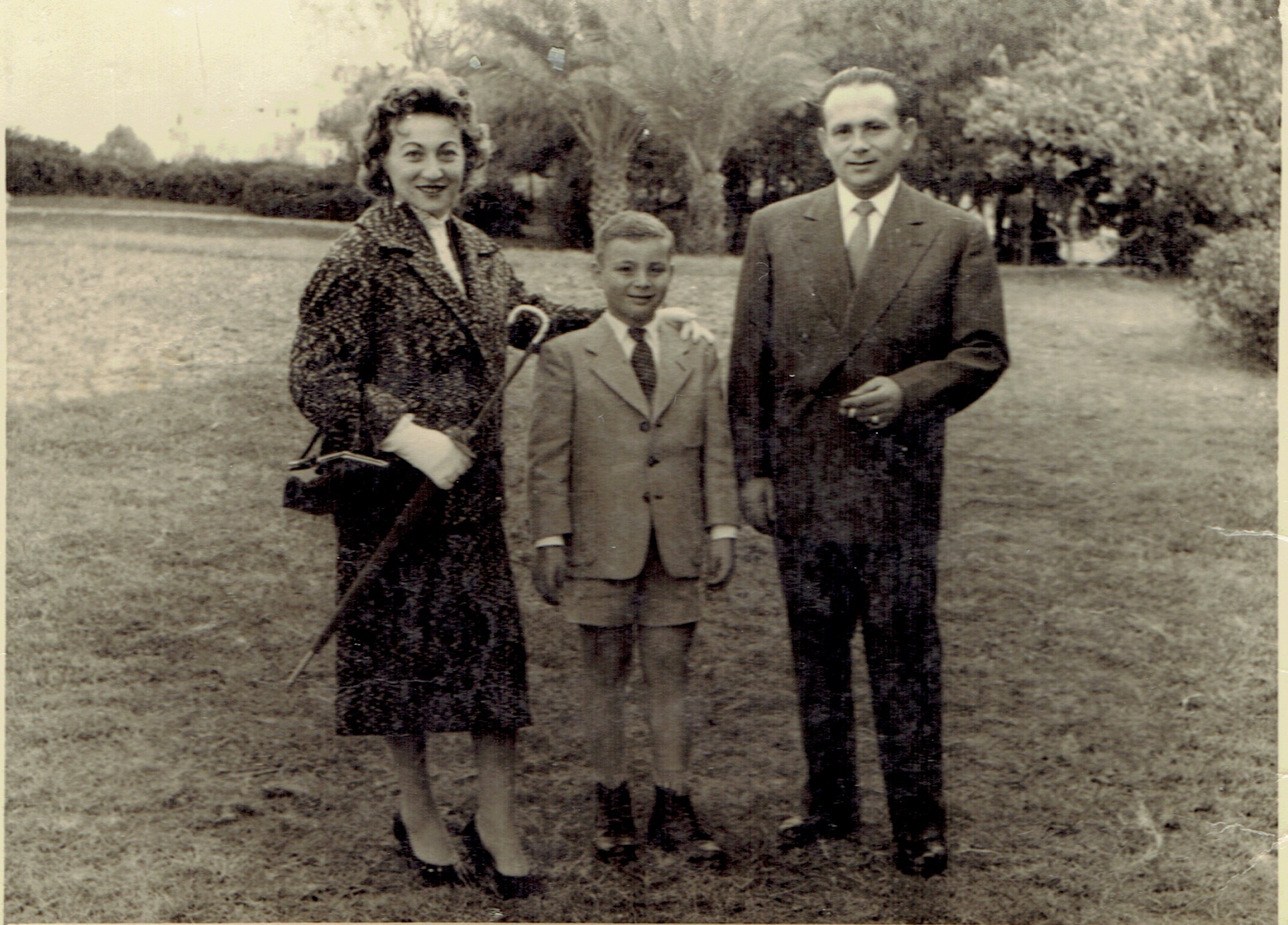 Miriam, Abraham, and Leonathan Fischpan
